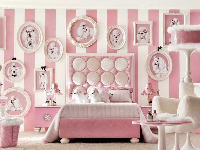 Decoração de quarto infantil para menina