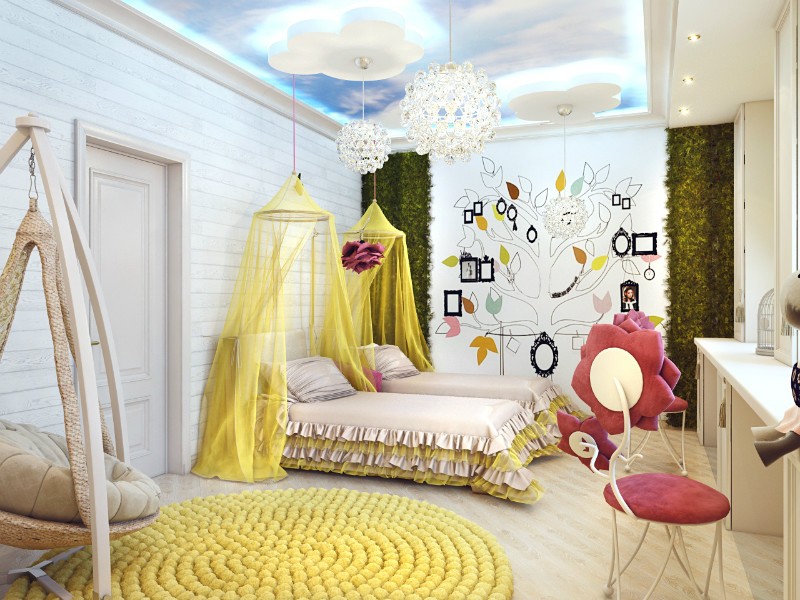 Lindo quarto infantil para menina