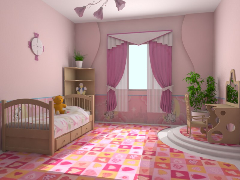 Conserto de quarto infantil para menina