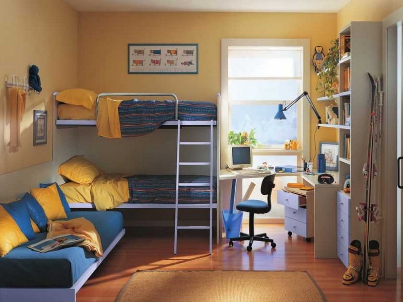 Exemplo de quarto para dois meninos
