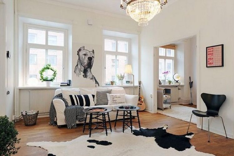Švediškas stilius bute