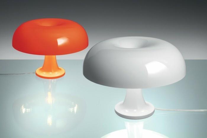 „voltex“ dizaino šviestuvas-nebrangios stalinės lempos raudonos ir baltos spalvos
