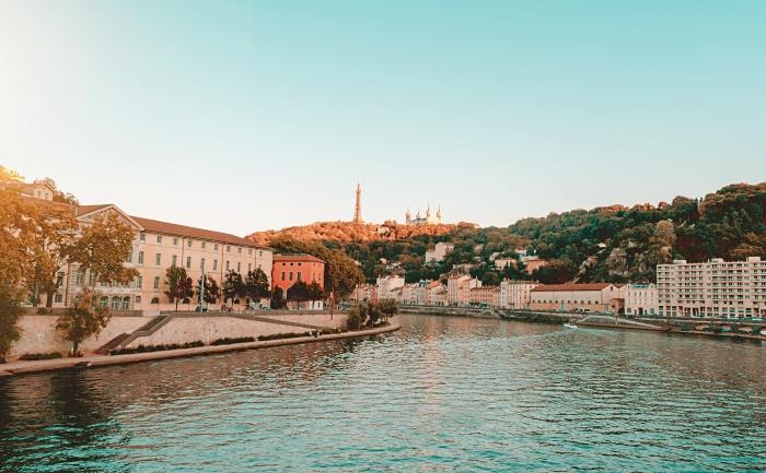 obisk Lyona, katere kraje obiskati, ko ste na jugovzhodu Francije, fotografija sončnega zahoda v Lyonu