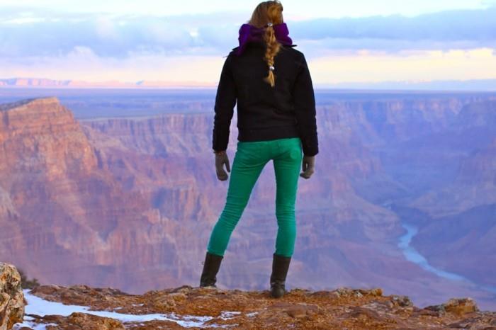 moteris didžiojo kanjono nacionaliniame parke