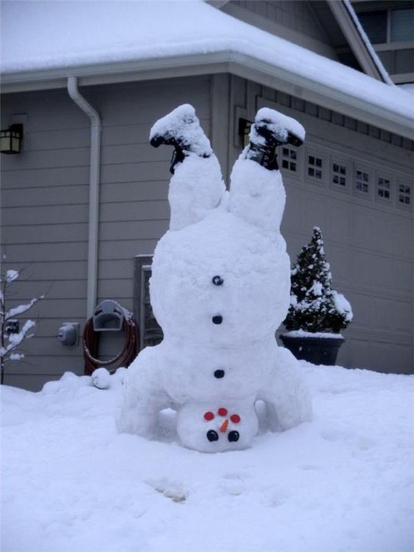 tikrasis sniego senis-pamatyti-sniego senio-morkos nosies modelis