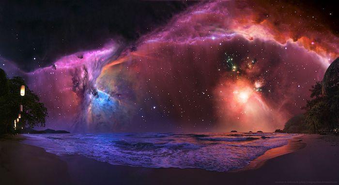 Disegno grafico di un cielo colorato, hücre başına sfondo