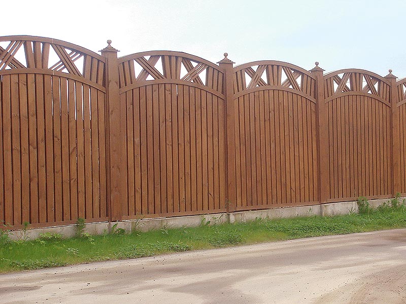 valla de madera elegante