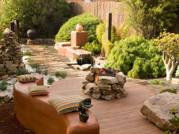 Teras zen gibi nasıl düzenlenir, açık teras, mobilyalı bir bahçe terası nasıl düzenlenir